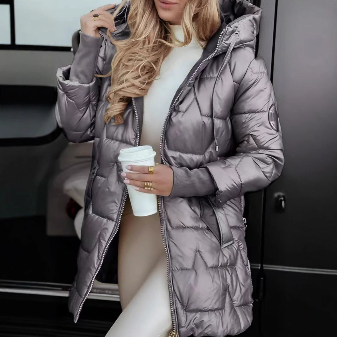 Lagoz Heny |Herfstjas Dames met Capuchon