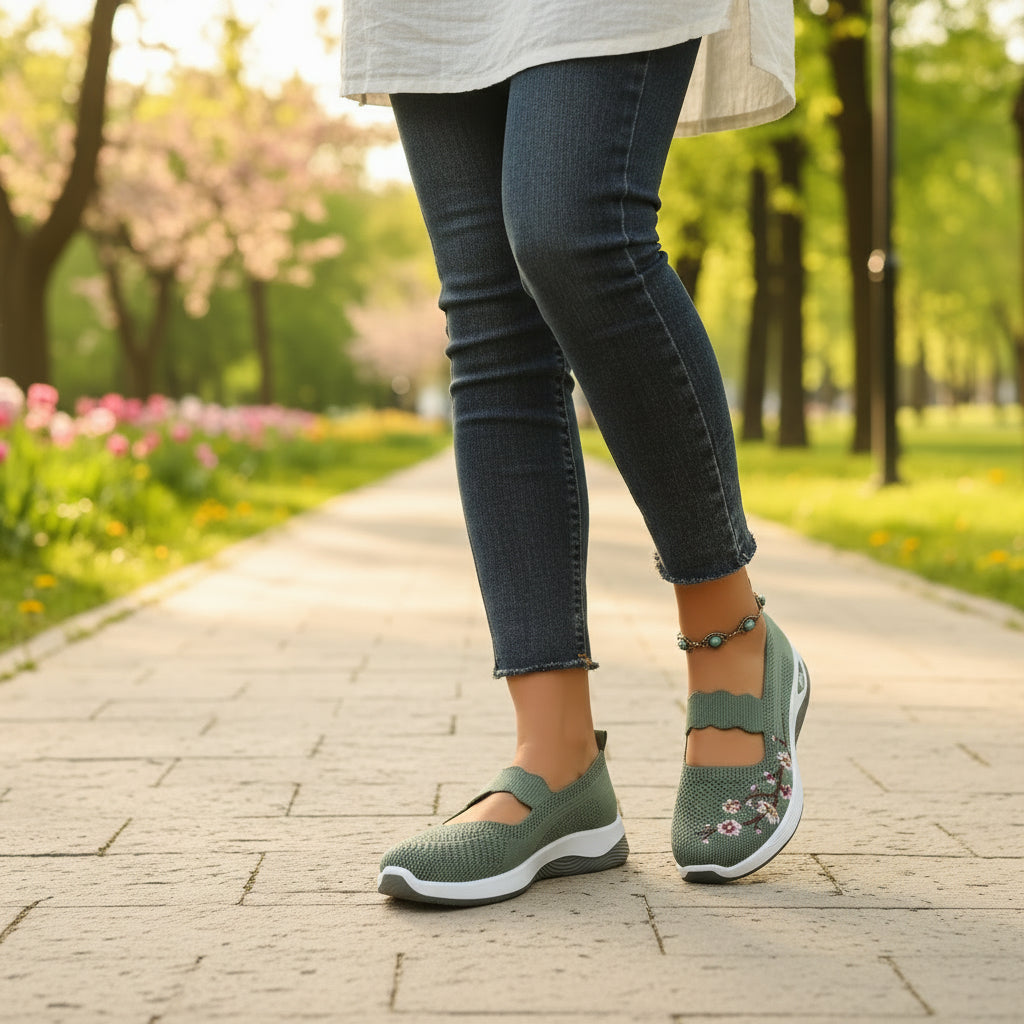 Lagoz Helia | Comfortabele Orthopedische Dames Instap Schoenen
