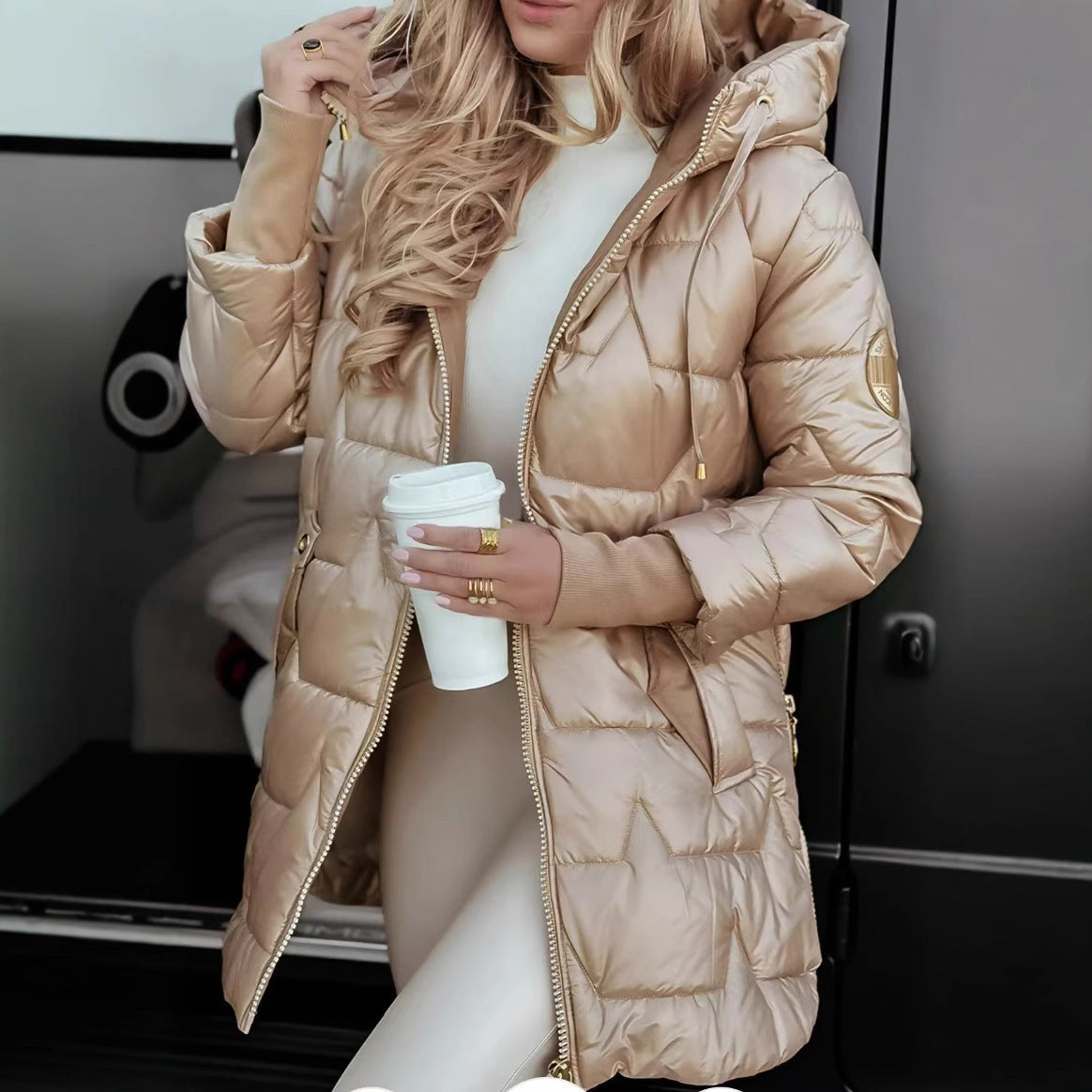 Lagoz Heny |Herfstjas Dames met Capuchon