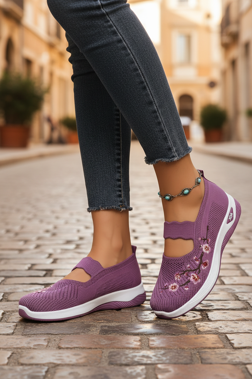 Lagoz Helia | Comfortabele Orthopedische Dames Instap Schoenen