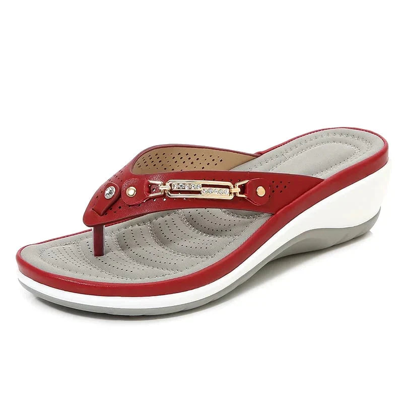 Lagoz Fleur | Orthopedische Dames Slippers met Zachte Zool