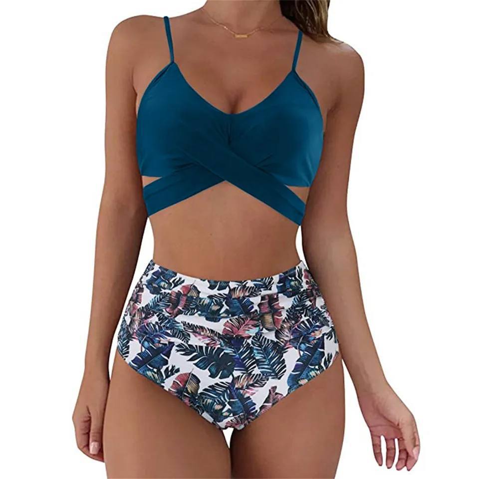 Lagoz Jackson| Belle High Waisted, Kleurrijke Damesbikini