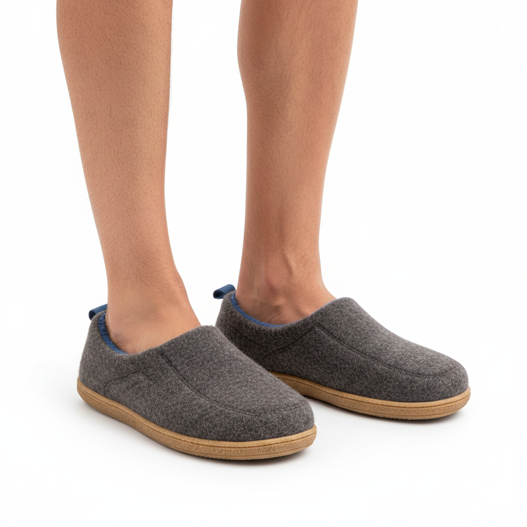 Lagoz Ilaya | Orthopedische Dames Pantoffels met Harde Zool & Fleece Voering - Warme Sloffen