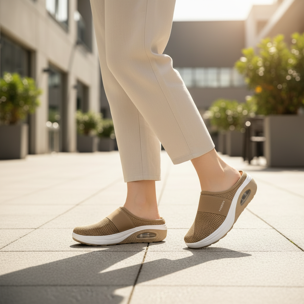 Lagoz Lily | Orthopedische Sandalen Dames Instappers Met Steunzool