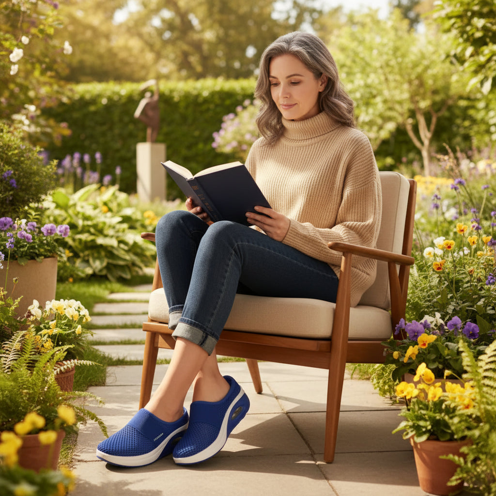 Lagoz Lily | Orthopedische Sandalen Dames Instappers Met Steunzool