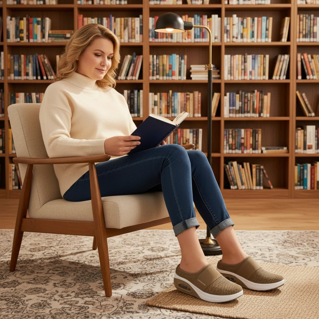 Lagoz Lily | Orthopedische Sandalen Dames Instappers Met Steunzool