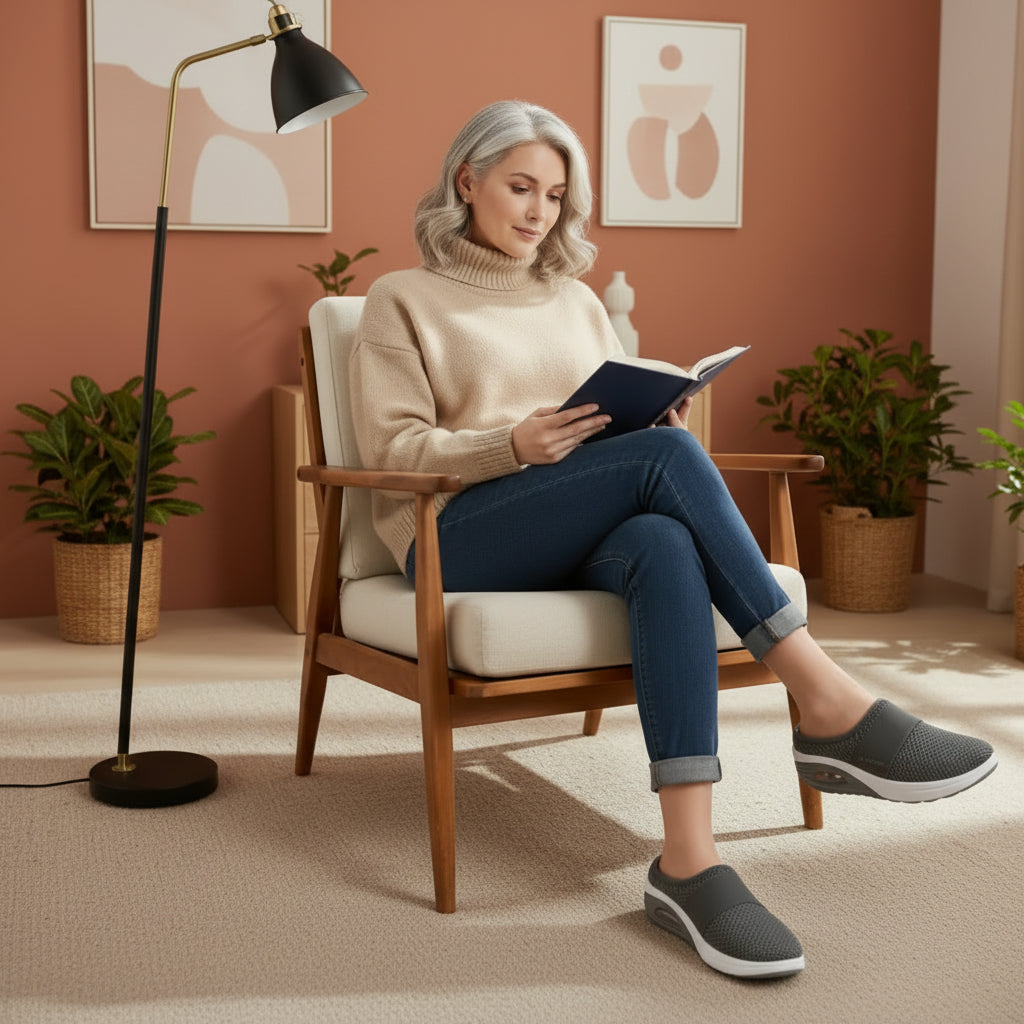 Lagoz Lily | Orthopedische Sandalen Dames Instappers Met Steunzool