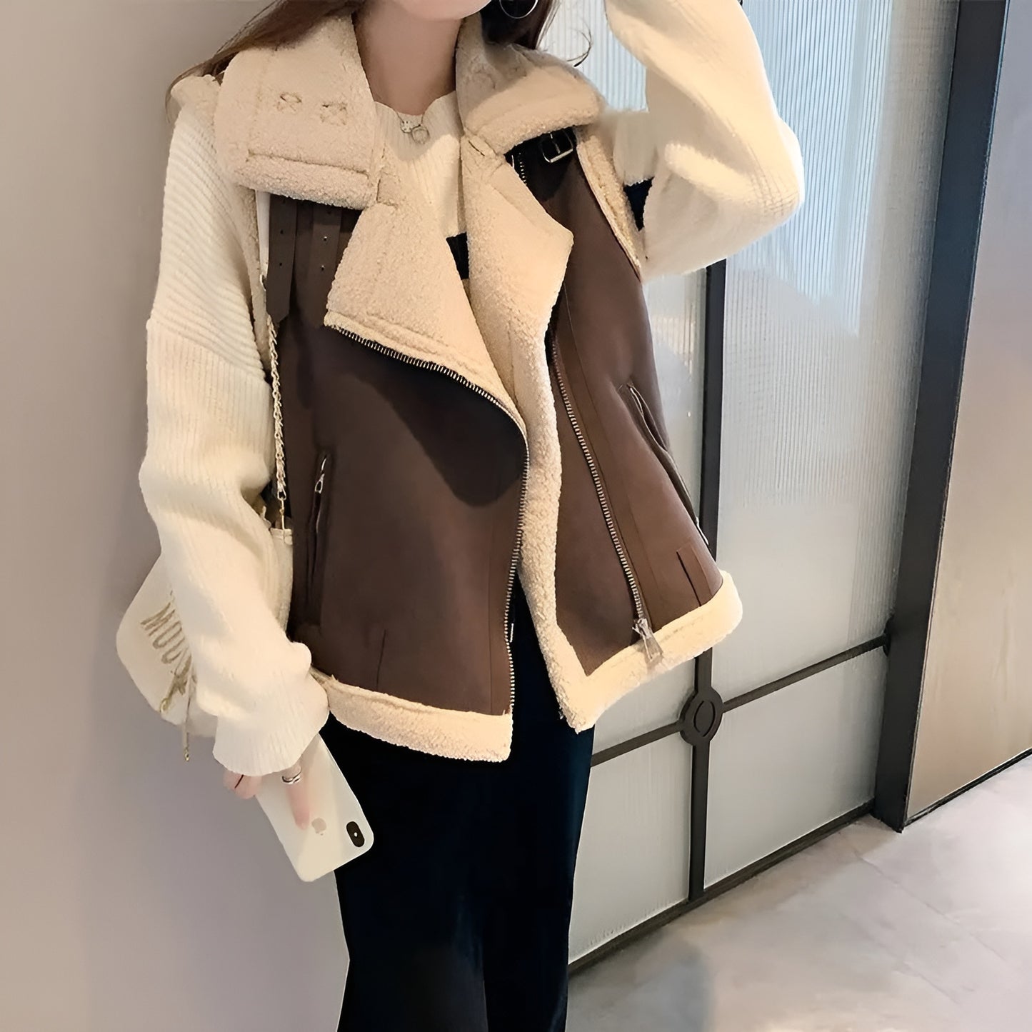 Fleece Women Vest Waistcoat Female Vest Sleeveless Jacket Ladies Warm Thick Sleeveless Vest Coat Outerwear Vintage Vests