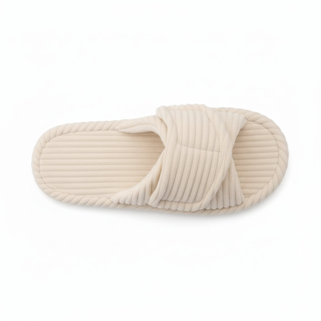 Lagoz Hanna | Fluffy Dames Slippers met Voetbed - Orthopedische sloffen
