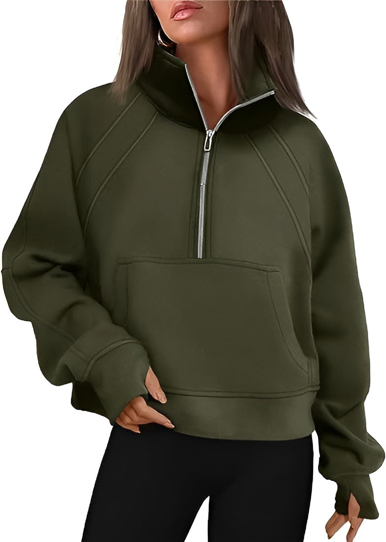 Lagoz Plush | Half-Zip Trui