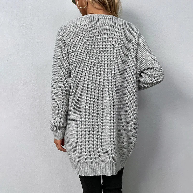 Lagoz™ – Gebreid Vest met Comfortabele Pasvorm & Praktische Zakken