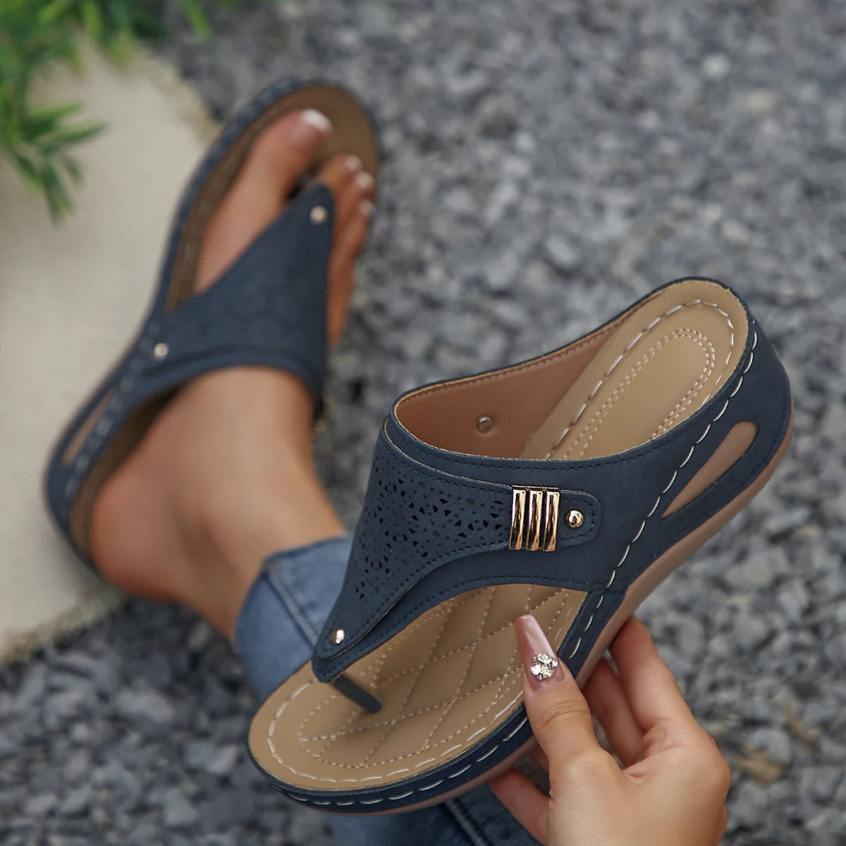 Lagoz Flora | Orthopedische Zomer Dames Sandalen