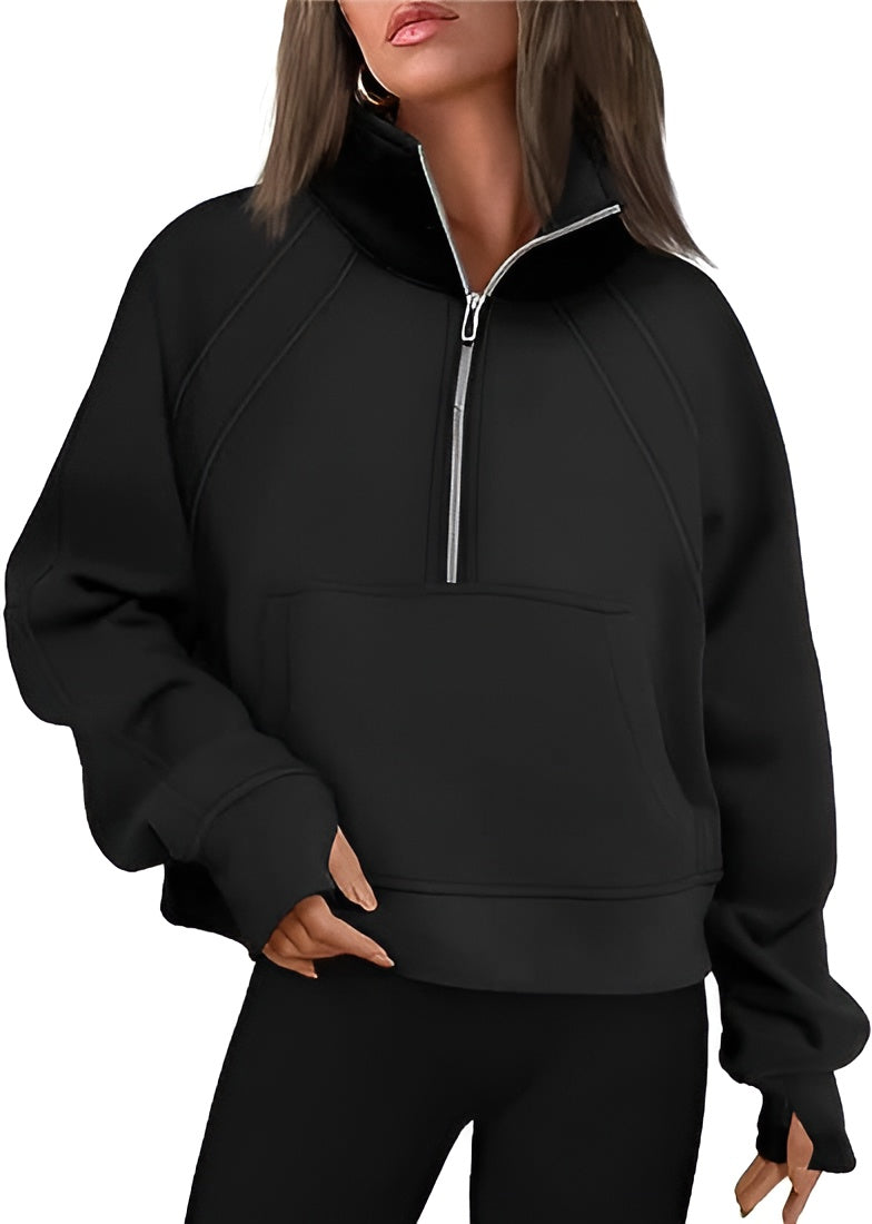 Lagoz Plush | Half-Zip Trui