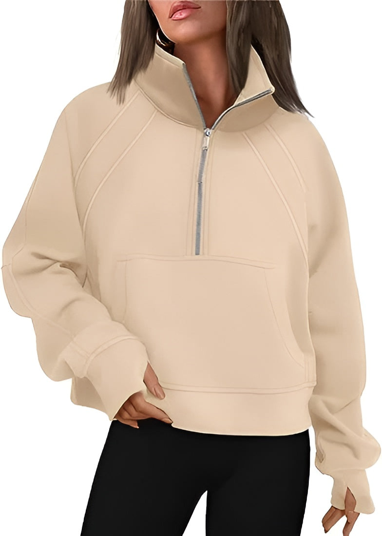 Lagoz Plush | Half-Zip Trui