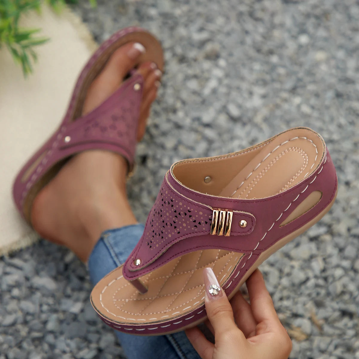 Lagoz Flora | Orthopedische Zomer Dames Sandalen