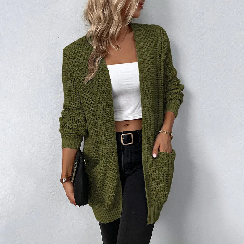 Lagoz™ – Gebreid Vest met Comfortabele Pasvorm & Praktische Zakken