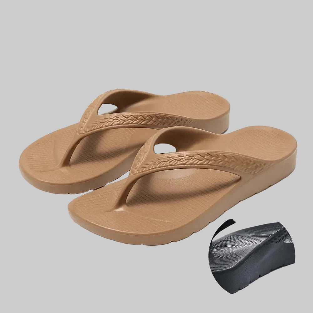 Lagoz Ela Slippers met Orthopedisch Voetbed Unisex - Teenslippers