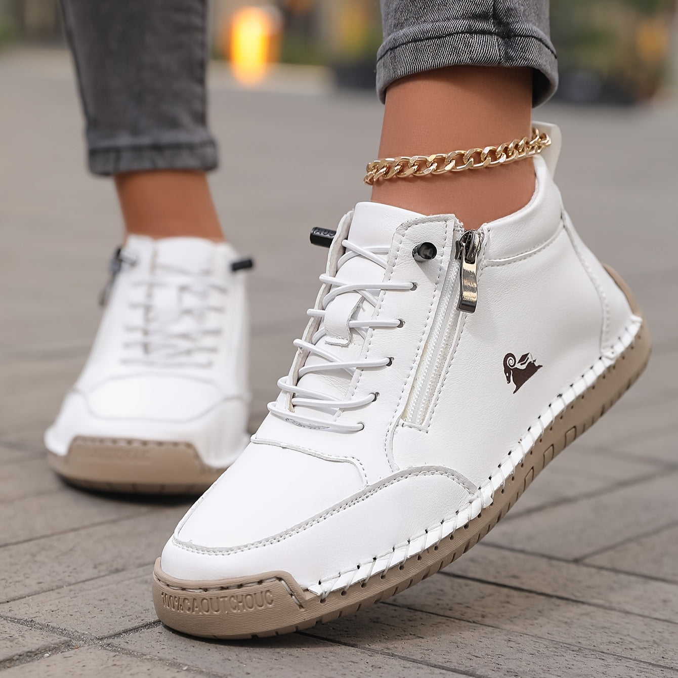 Lagoz Trif | Orthopedische Sneakers Met Brede Neus En Flexibele Zool (Unisex)
