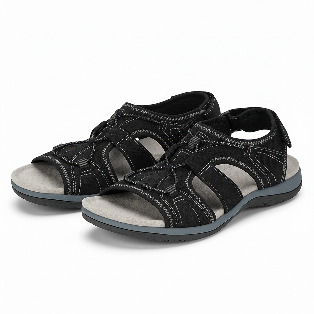 Lagoz Sita | Dames Comfort Sandalen met Zachte Demping en Stevige Grip – Geschikt voor Normale en Brede Voeten