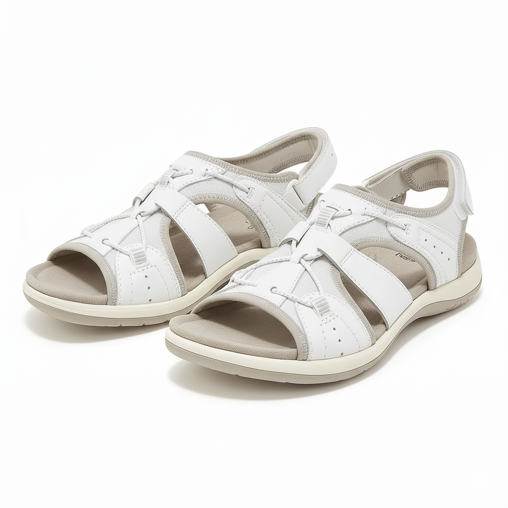 Lagoz Sita | Dames Comfort Sandalen met Zachte Demping en Stevige Grip – Geschikt voor Normale en Brede Voeten