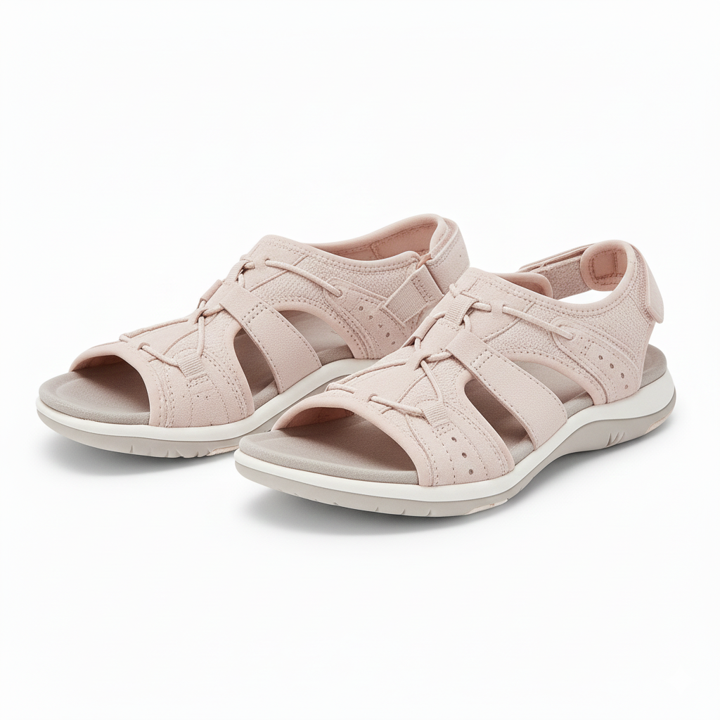 Lagoz Sita | Dames Comfort Sandalen met Zachte Demping en Stevige Grip – Geschikt voor Normale en Brede Voeten