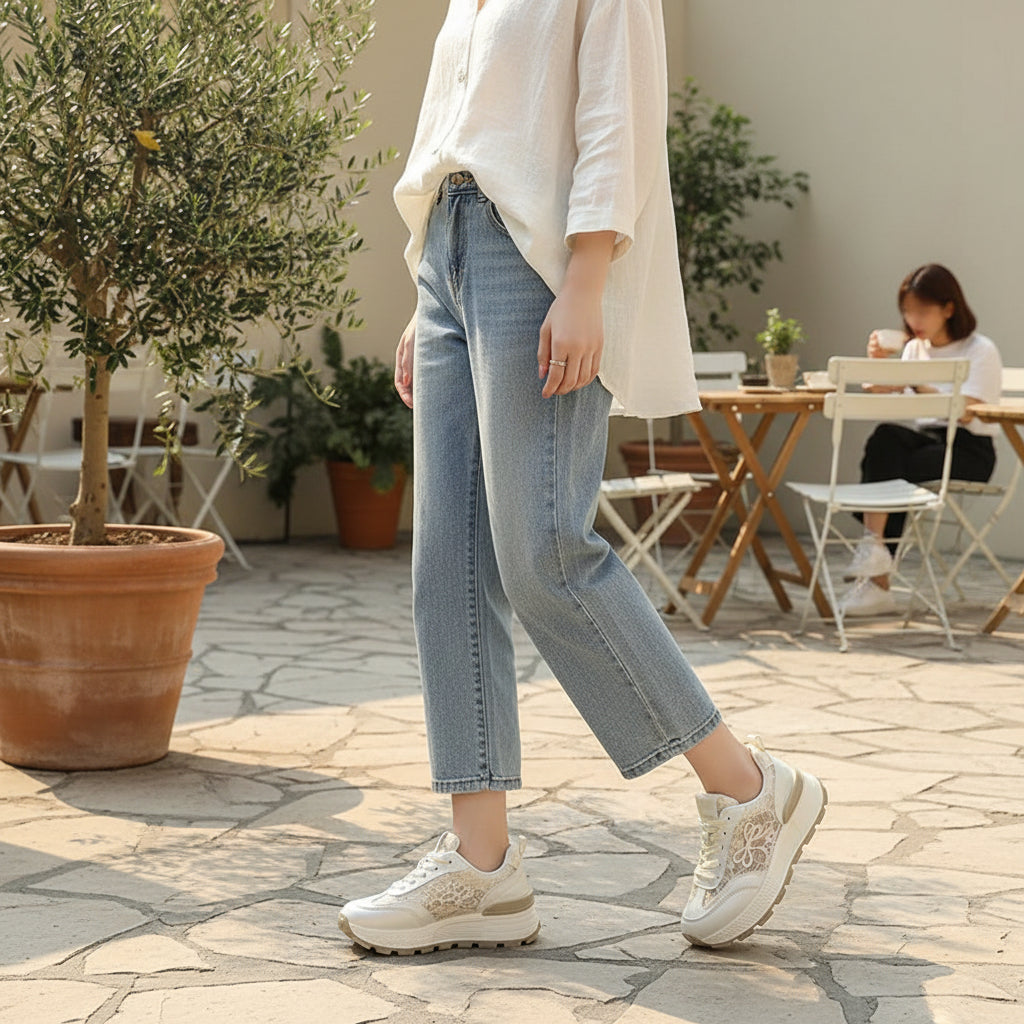 Lagoz Helim | Orthopedische Dames Sneaker Dempend