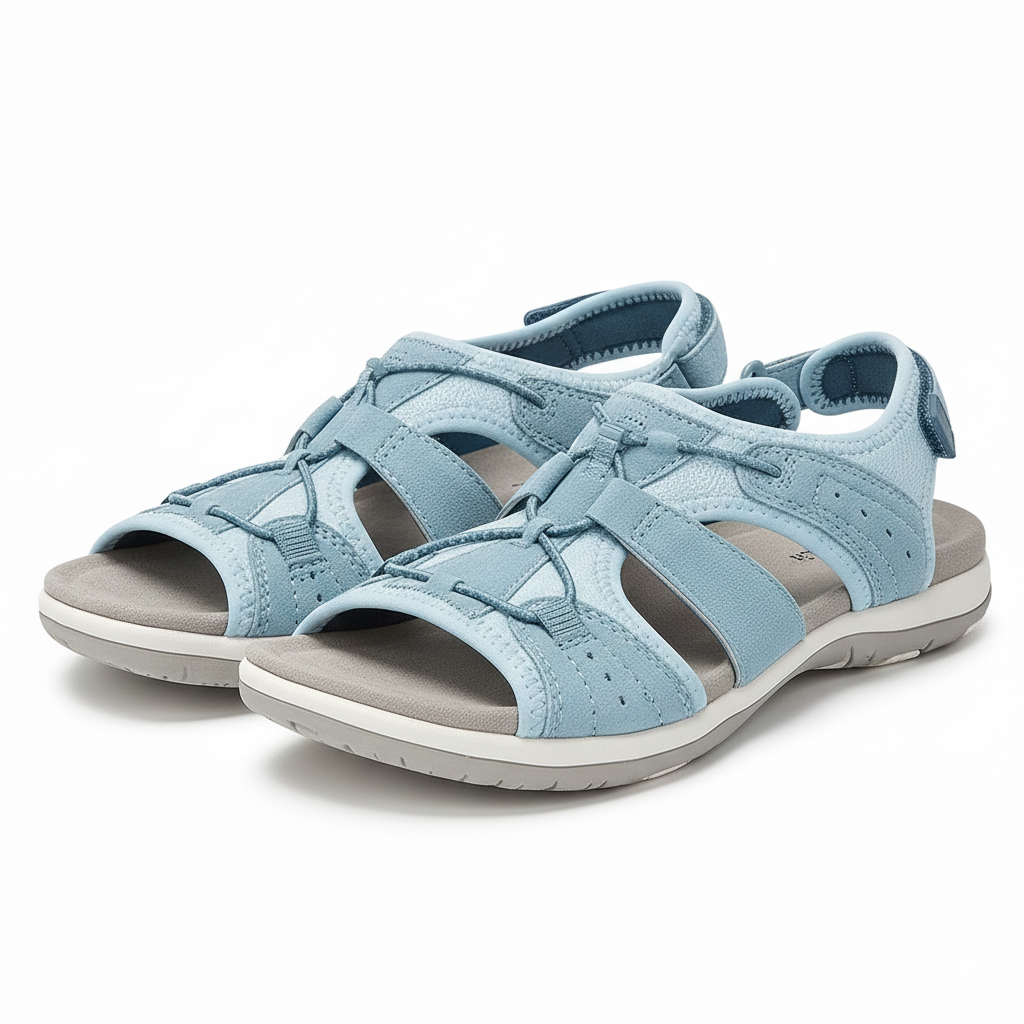 Lagoz Sita | Dames Comfort Sandalen met Zachte Demping en Stevige Grip – Geschikt voor Normale en Brede Voeten