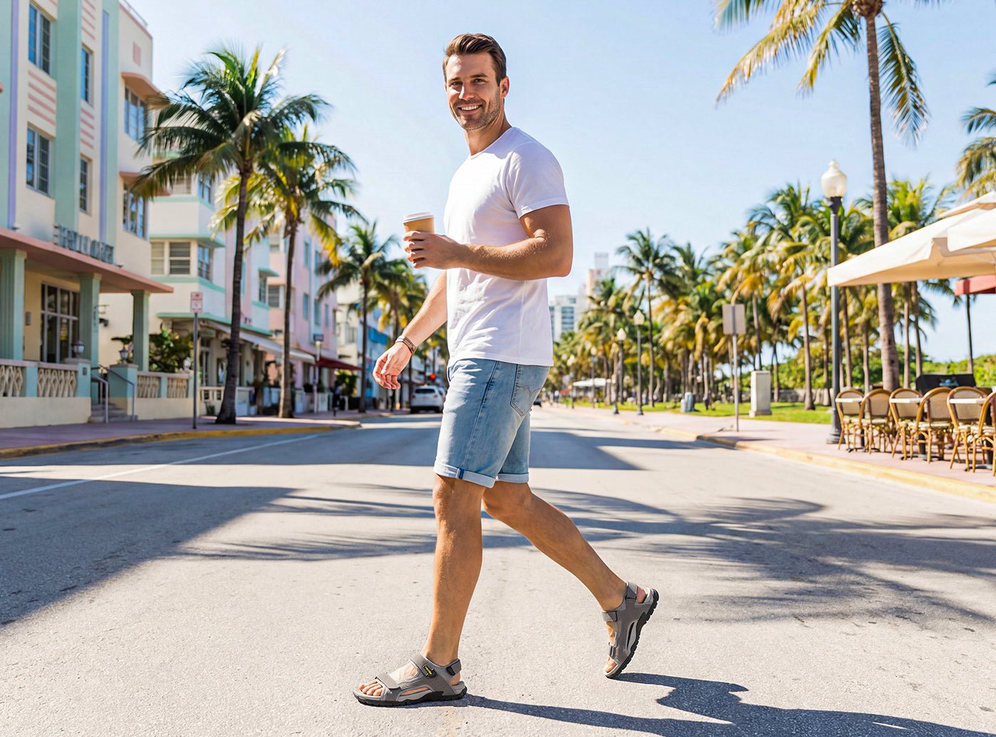 Lagoz Yona | Orthopedische Zomer Sandaal Heren