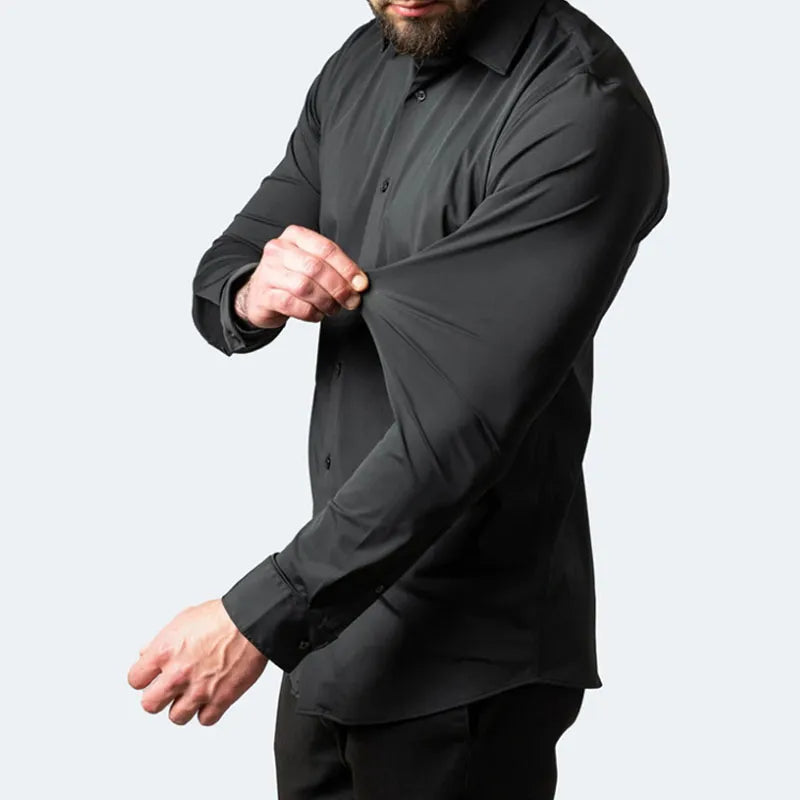 Lagoz Viking | Heren Business Overhemd - Dit overhemd hoef je niet te strijken!