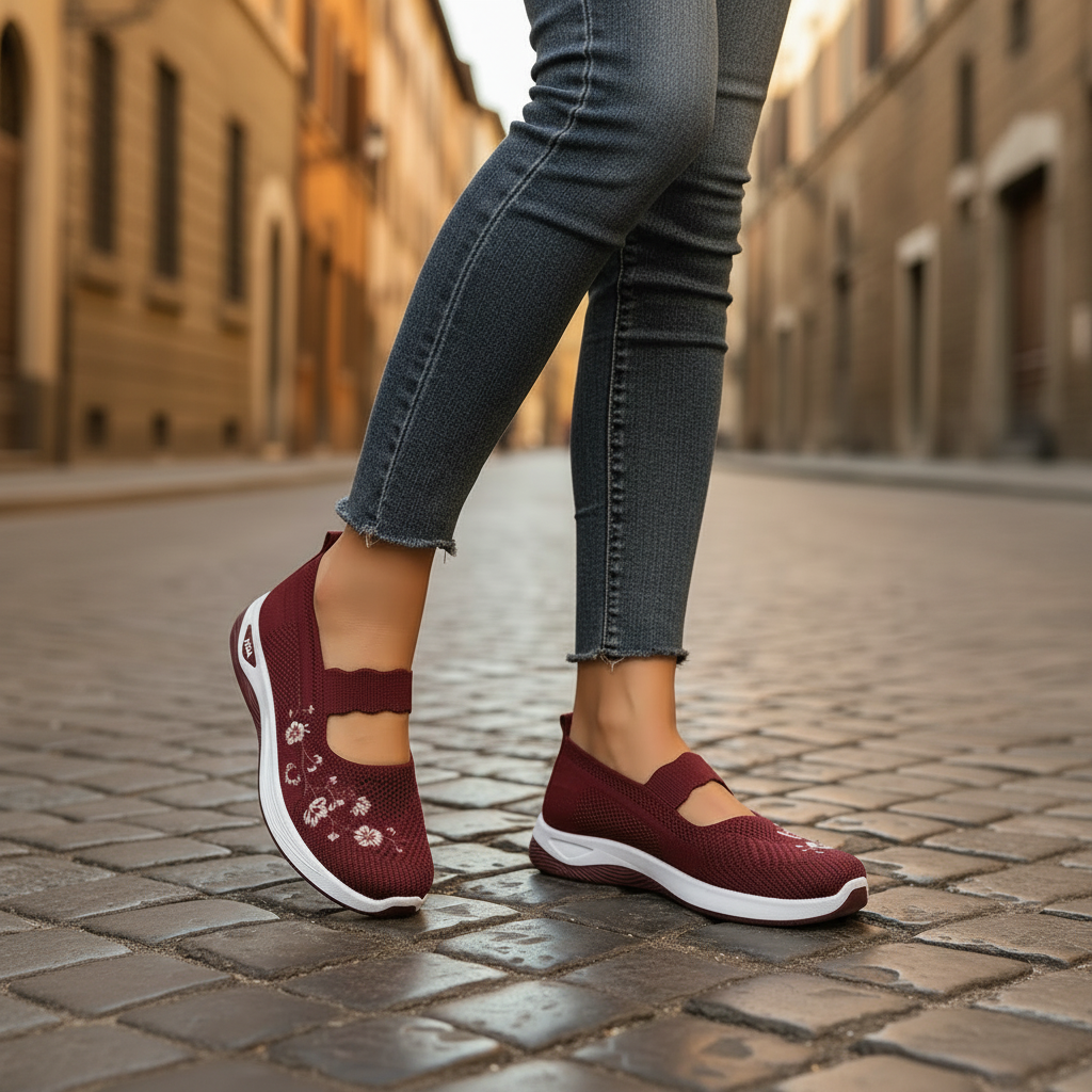 Lagoz Helia | Comfortabele Orthopedische Dames Instap Schoenen