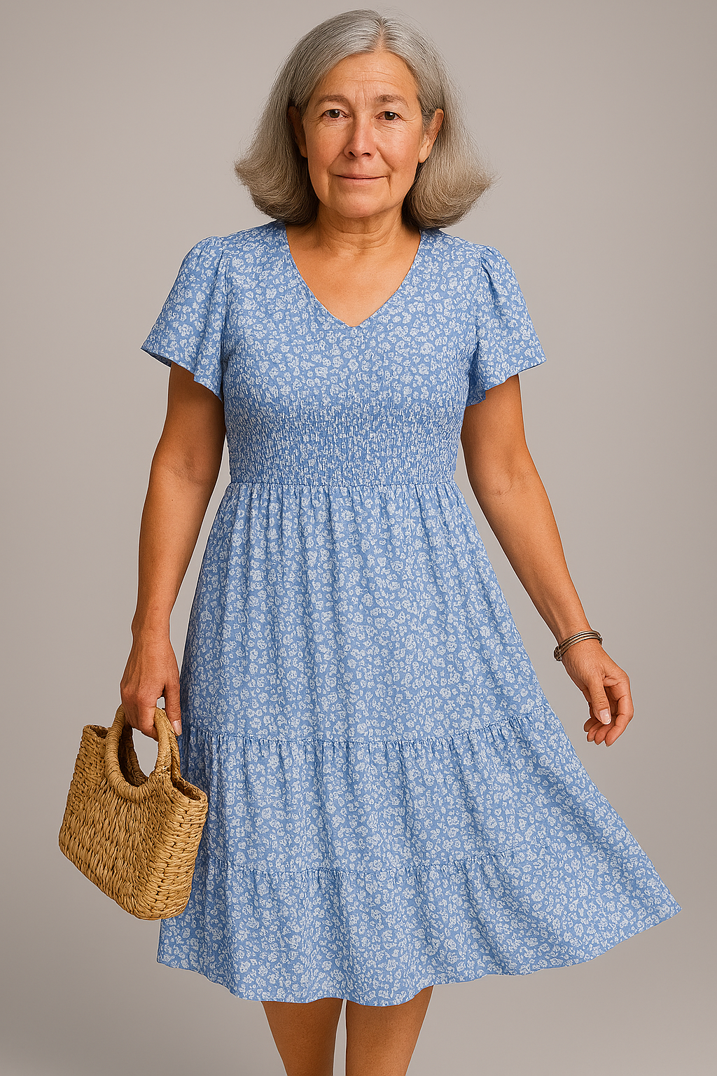 Lagoz Elara | Sibelijn Jurk Met Lotusmouw