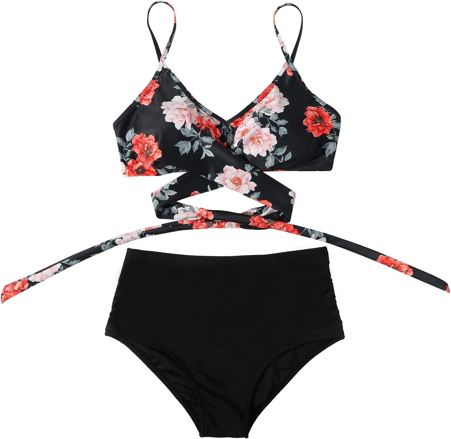 Lagoz Jackson| Belle High Waisted, Kleurrijke Damesbikini