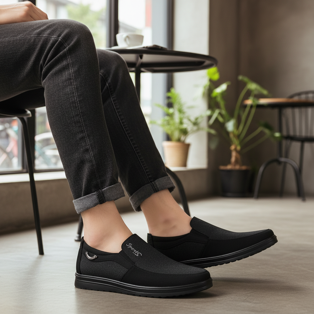 Lagoz Jan | Orthopedische Comfortabel Dempende Heren Loafers Schoenen