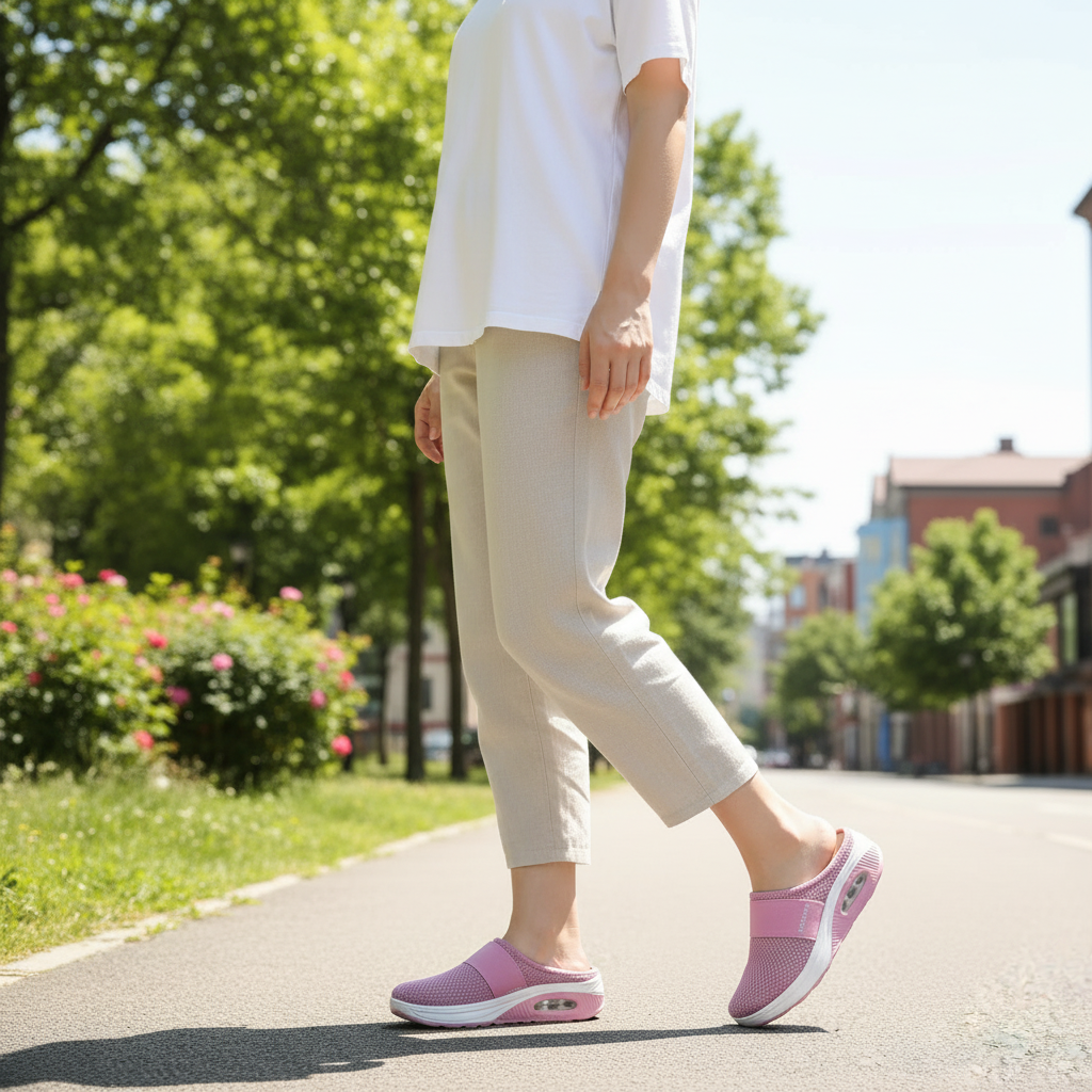 Lagoz Lily | Orthopedische Sandalen Dames Instappers Met Steunzool