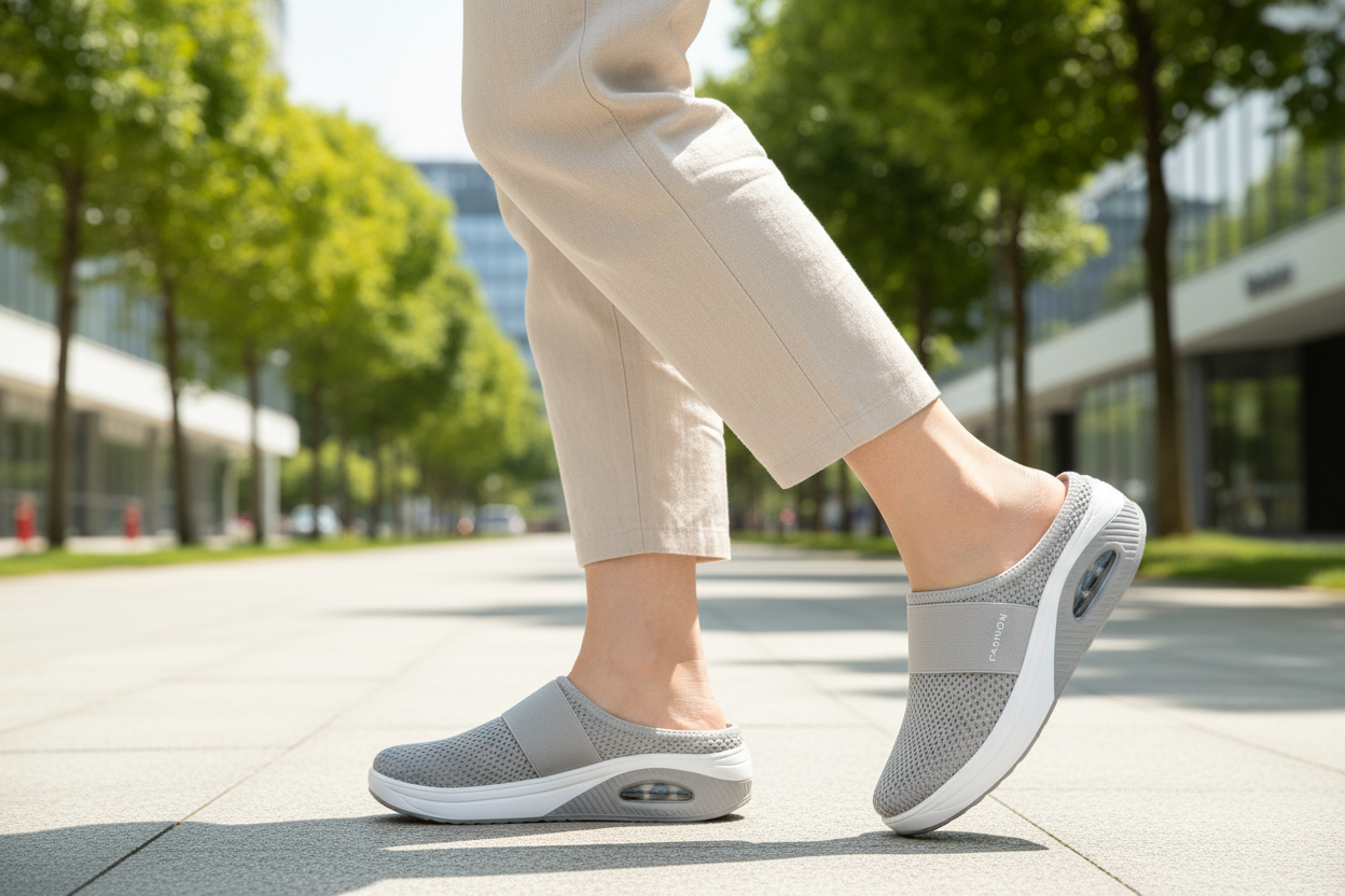Lagoz Lily | Orthopedische Sandalen Dames Instappers Met Steunzool