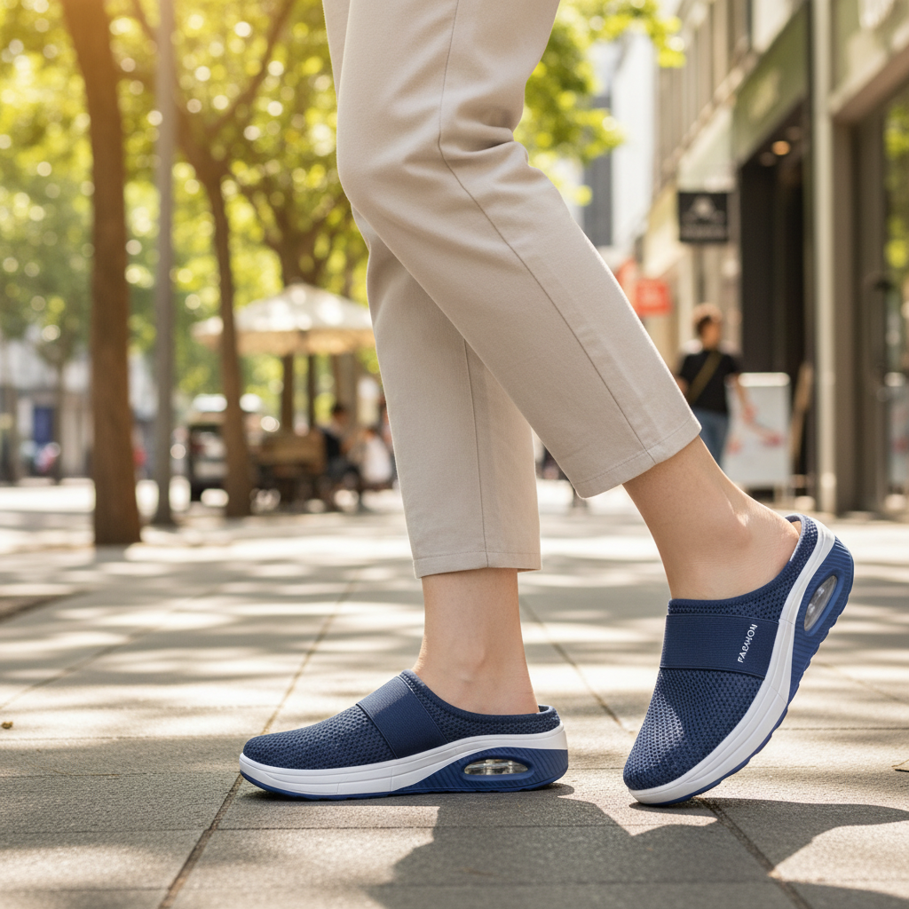 Lagoz Lily | Orthopedische Sandalen Dames Instappers Met Steunzool