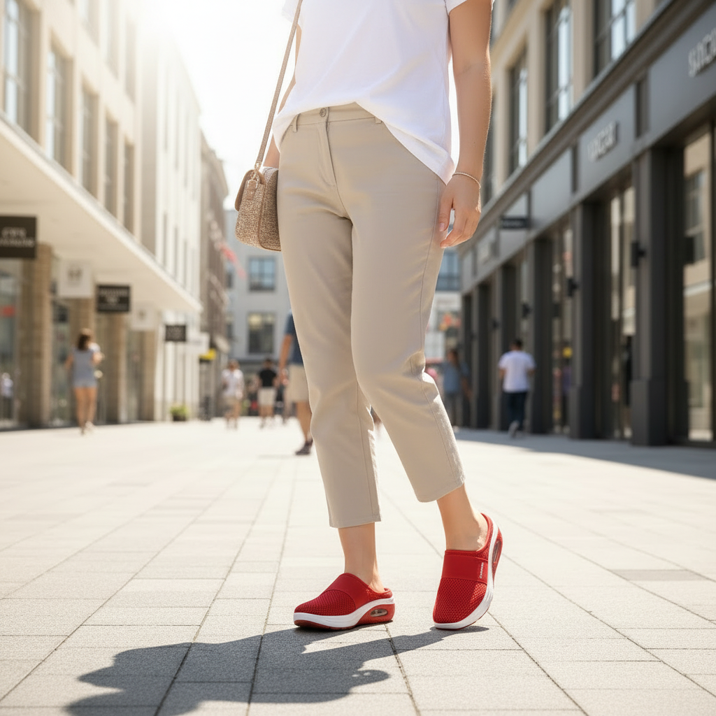 Lagoz Lily | Orthopedische Sandalen Dames Instappers Met Steunzool