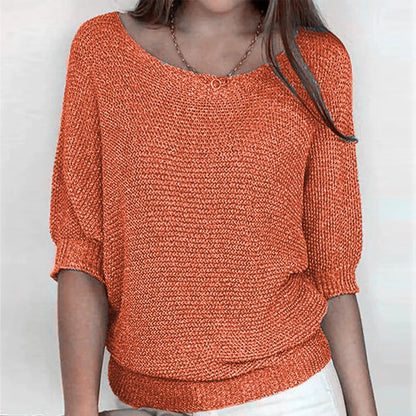 Lagoz Isy™ – Luchtige Gebreide Top met Elegante Valt