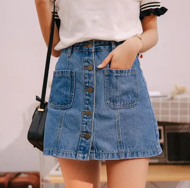 Lagos Skyline | Loose High Waist Skirt 