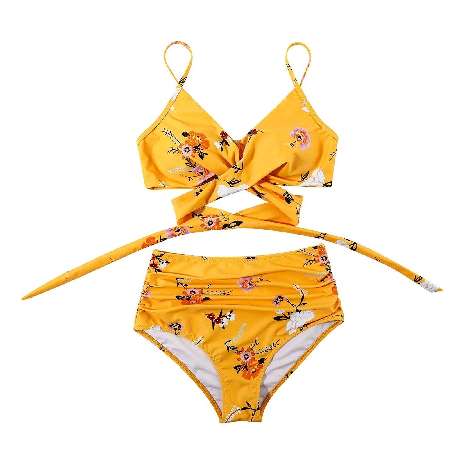 Lagoz Jackson| Belle High Waisted, Kleurrijke Damesbikini