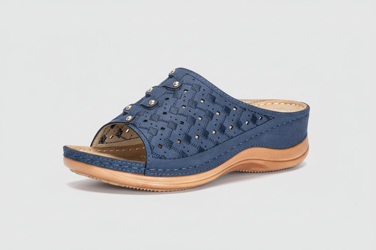 Lagoz Marja Ortho Pro Instappers | Kwalitatieve Dames Sandalen met Ortopedisch Support
