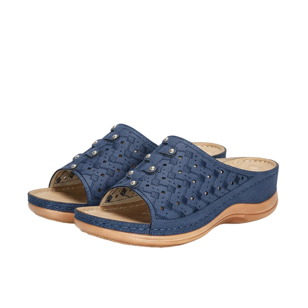 Lagoz Marja Ortho Pro Instappers | Kwalitatieve Dames Sandalen met Ortopedisch Support