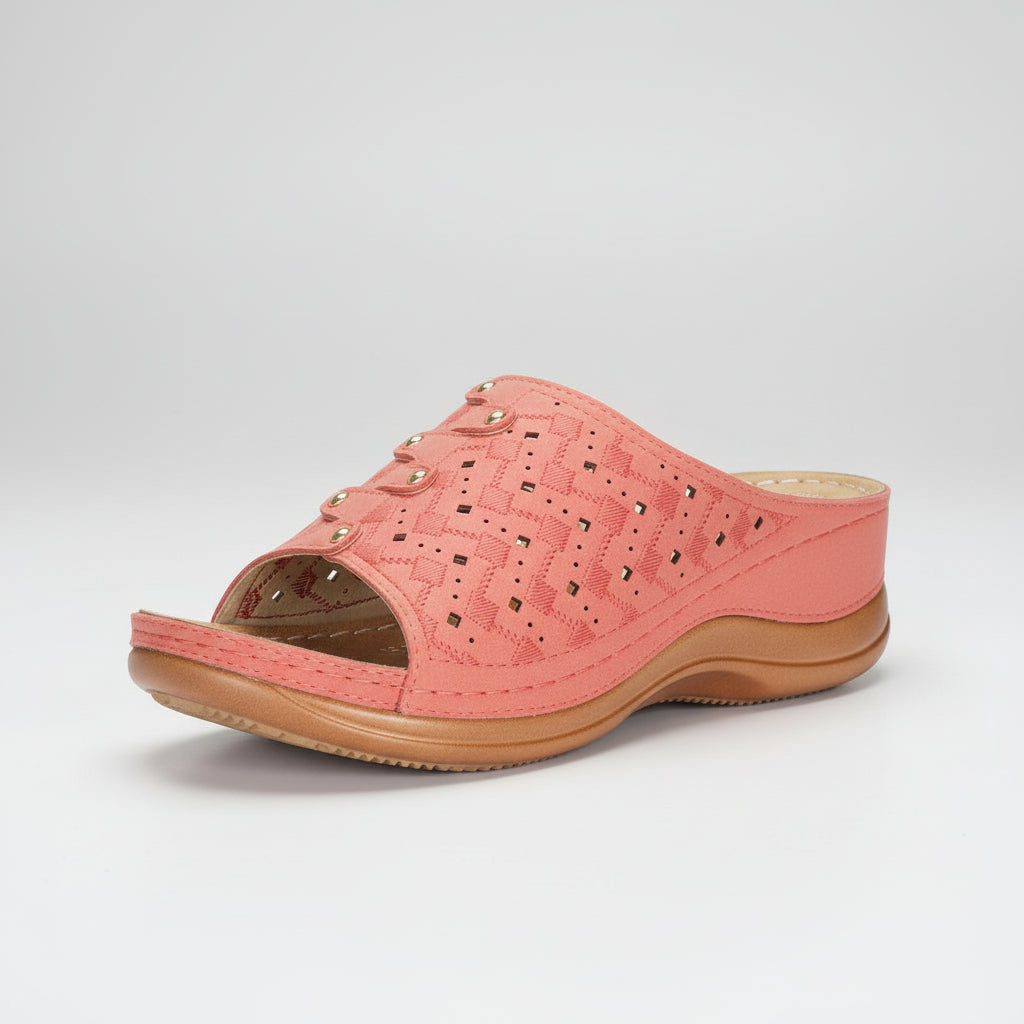 Lagoz Marja Ortho Pro Instappers | Kwalitatieve Dames Sandalen met Ortopedisch Support
