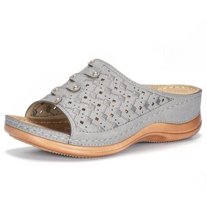 Lagoz Marja Ortho Pro Instappers | Kwalitatieve Dames Sandalen met Ortopedisch Support