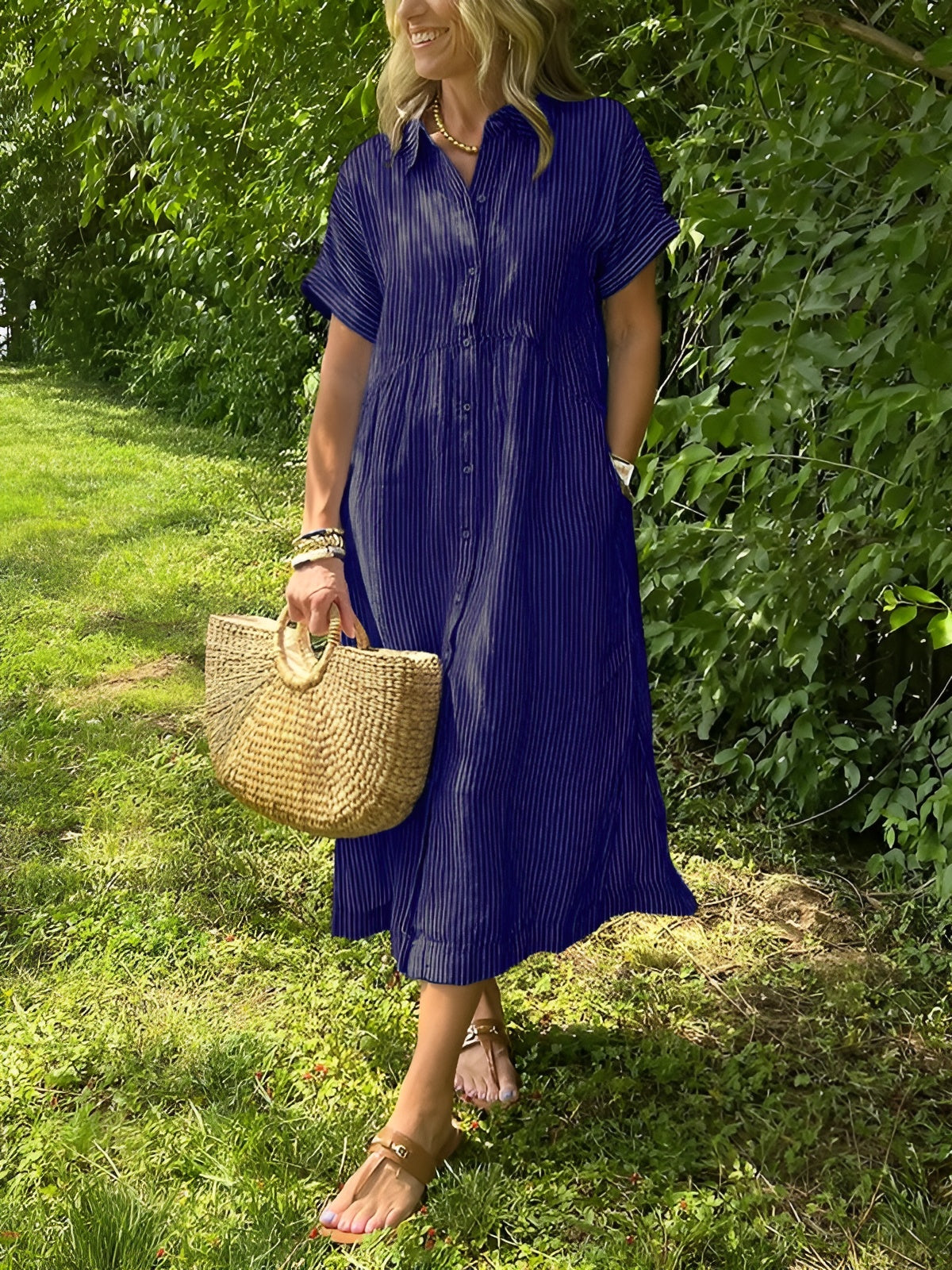 Lagoz Lana Jurk | Tijdloze Elegantie in Fluweelzachte Stof