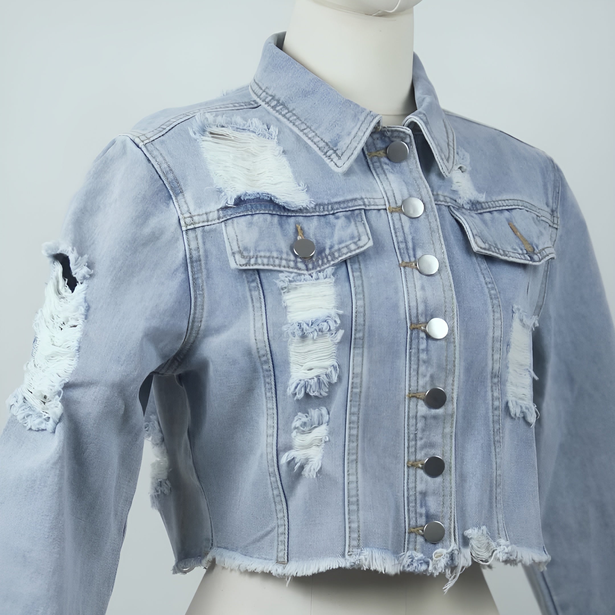 Lagoz Raw Edge | Denim Jas