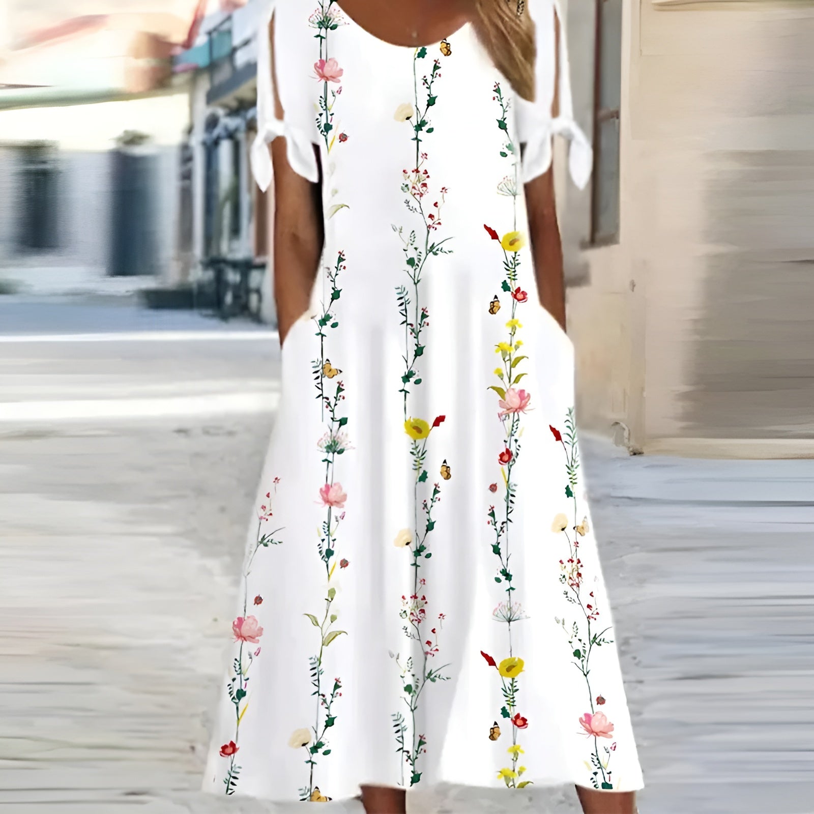 Lagoz Bloom | Midi Dress