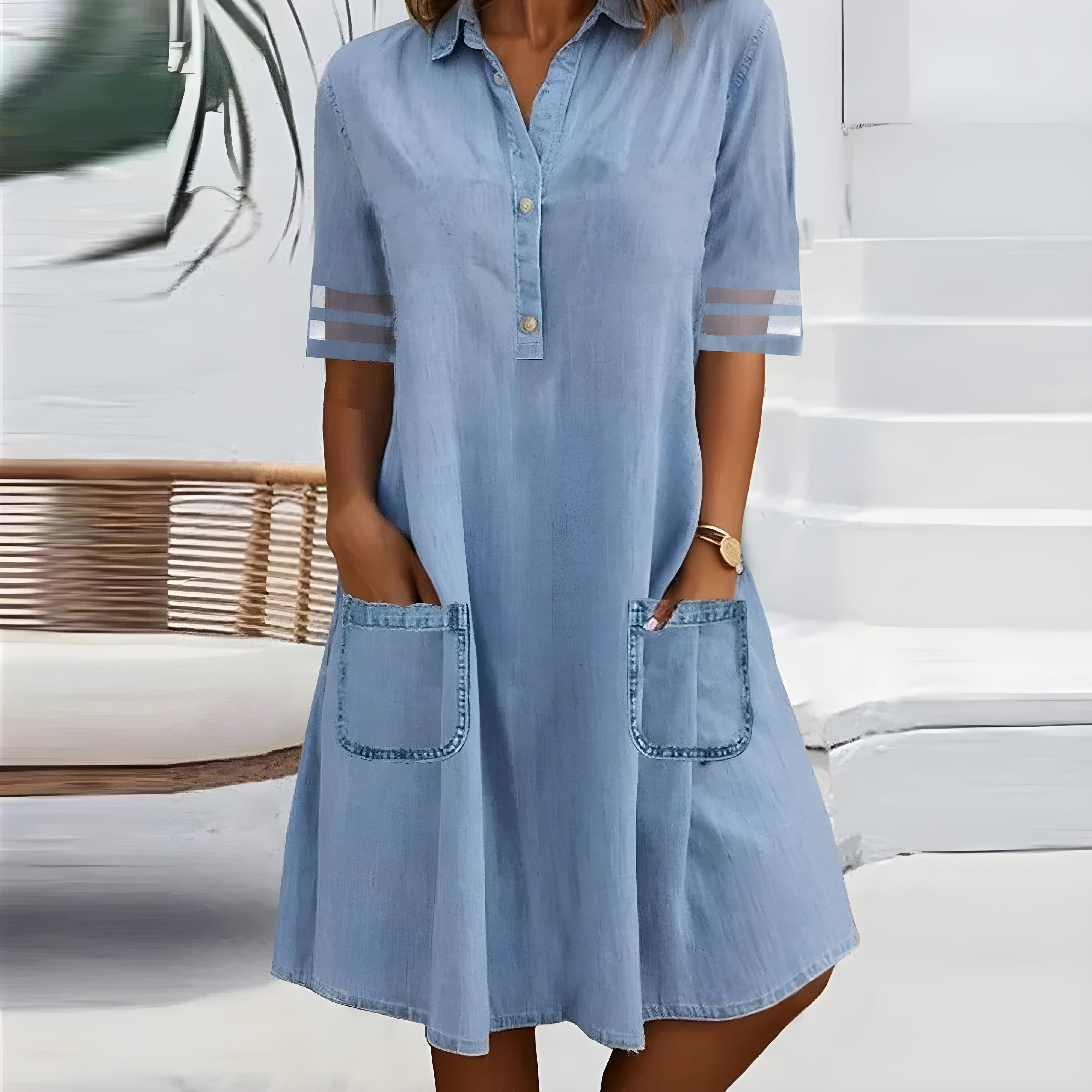 Lagoz Yade | Denim Droomjurk