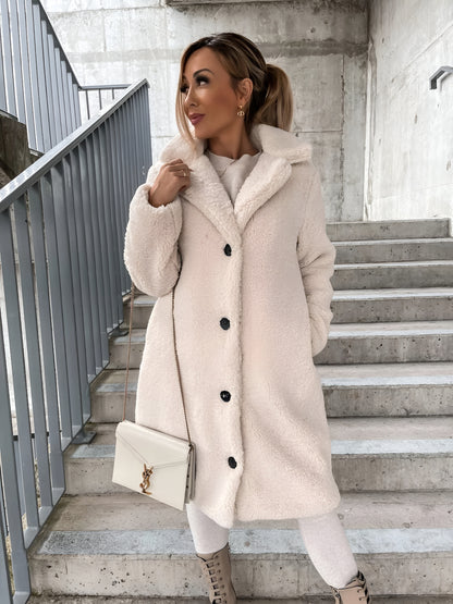 Lagoz Lapel | Pluizige Jas