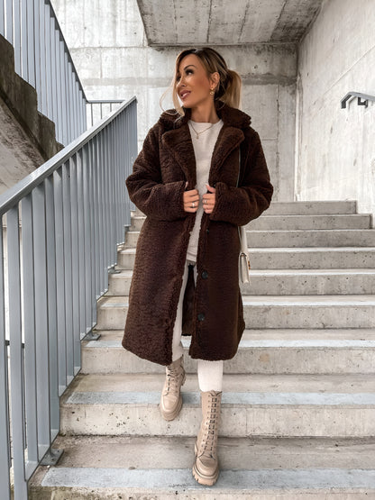 Lagoz Lapel | Pluizige Jas